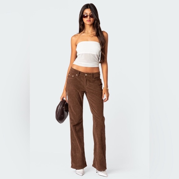 Edikted Corduroy Bootcut Flared
Pants Size XS - Picture 3 of 11